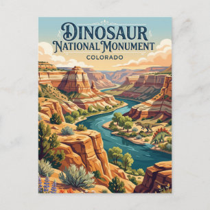 Cartão Postal Monumento Nacional Dinosaur Colorado