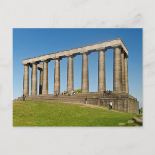 Cartão Postal Monumento Nacional, Edimburgo Escócia