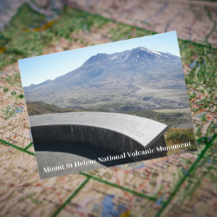 Cartão Postal Monumento Vulcânico Nacional Mount St Helens Viage