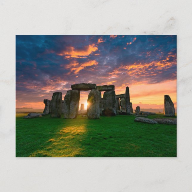 Cartão Postal Monumentos | Stonhenge, Inglaterra (Frente)
