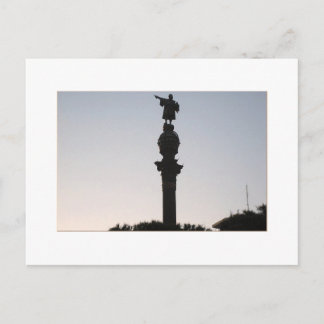 Cartão Postal Monumtento a Colón, Barcelona
