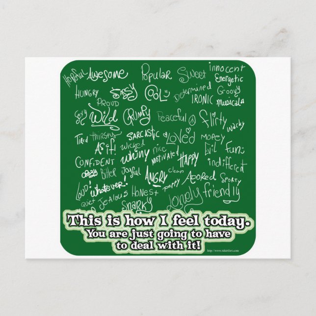 Cartão Postal Mood Swing (Frente)