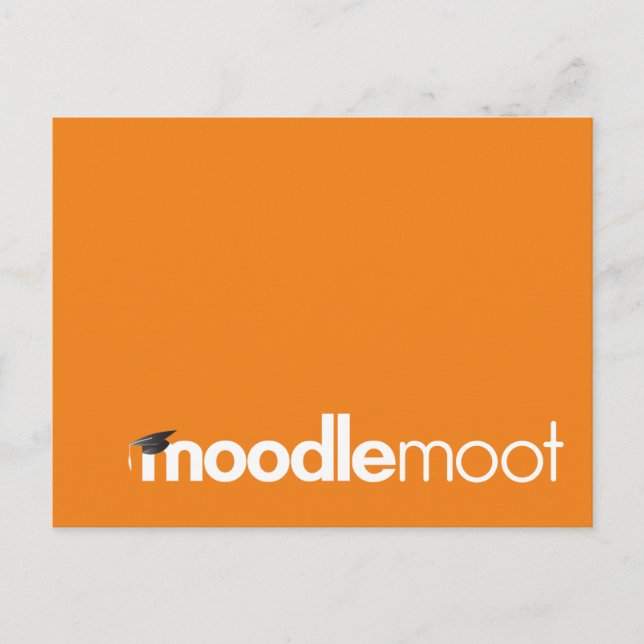 Cartão postal Moodle Moot (Frente)