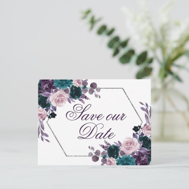 Cartão Postal Moody Boho | Buquê de aboborinhas (Em pé/Frente)