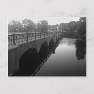 Cartão Postal Moody Rua Bridge Waltham Mãe