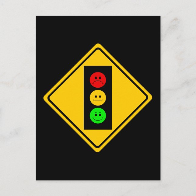 Cartão Postal Moody Stoplight Avante (Frente)