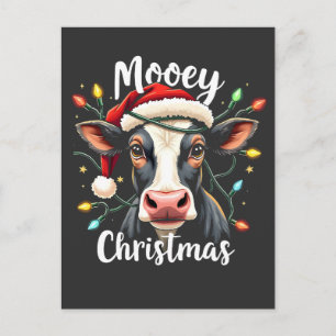 Cartão Postal Mooey Natal Engraçado Xmas Covinhos