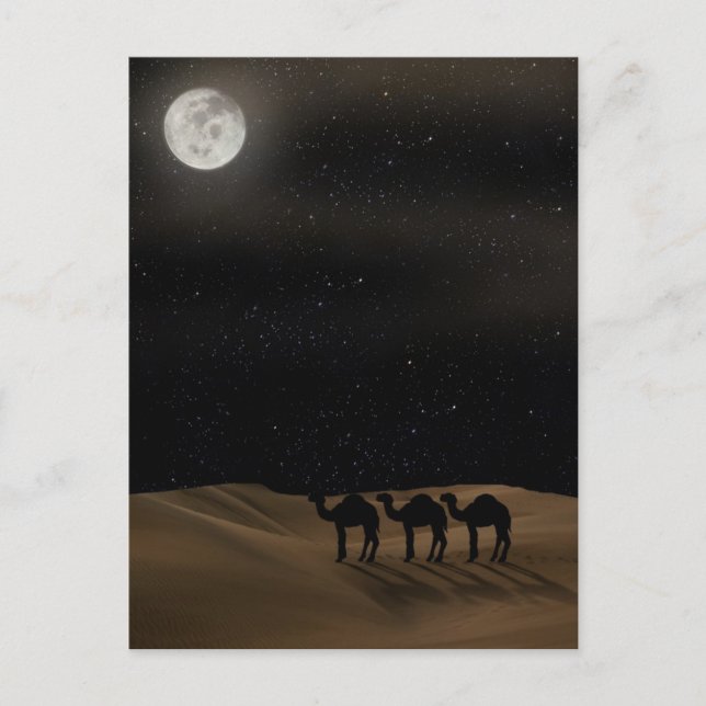 Cartão Postal Moon do Deserto (Frente)