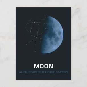 Cartão Postal Moon, o antigo espaçador