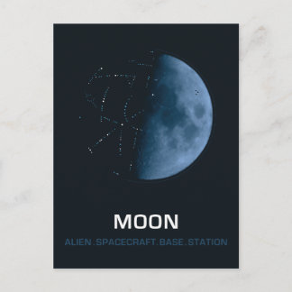 Cartão Postal Moon, o antigo espaçador
