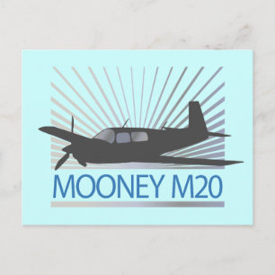 Cartão Postal Mooney M20 Aviation