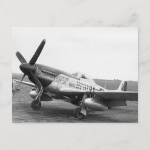 Cartão Postal 'Moonlight McSwine' P51 Mustan, USAAF WW2