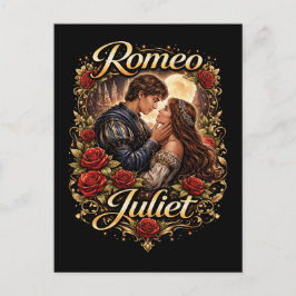 Cartão Postal Moonlit Verona Lovers