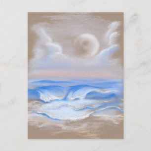 Cartão Postal Moonrise sobre Myrtle Beach