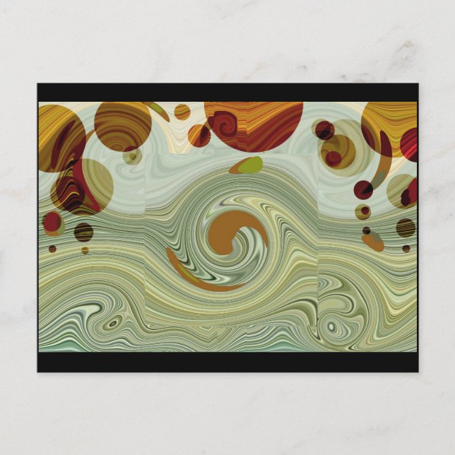 Cartão Postal MOONS de Netuno - Abstrato (Frente)