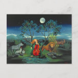 Cartão Postal Moonshine a sonata 2006<br><div class="desc">Moonshine a proibição Magdolna da sonata 2006 (óleo em canvas)/animais selvagens mamíferos do colecção privada/da música dos animais selvagens imagens de Bridgeman</div>