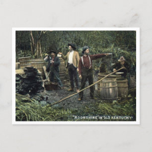Cartão Postal Moonshine em Vintage de Kentucky