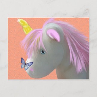 Cartão Postal Moonstone o unicórnio