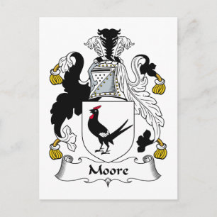 Cartão Postal Moore Family Crest