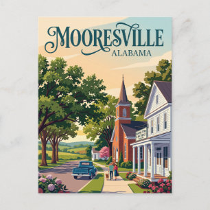 Cartão Postal Mooresville, Alabama, EUA