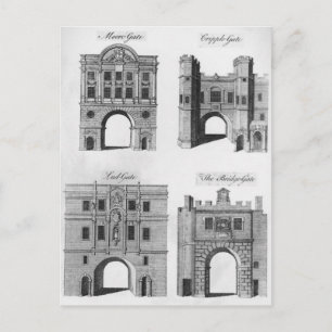 Cartão Postal Moorgate, Cripplegate, Ludgate Bridgegate