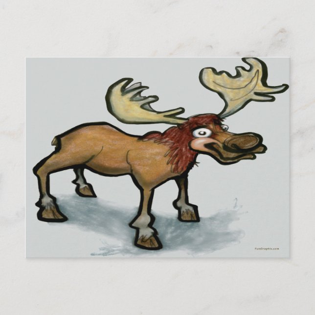 Cartão Postal Moose (Frente)