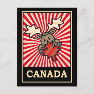 Cartão Postal Moose do Canadá