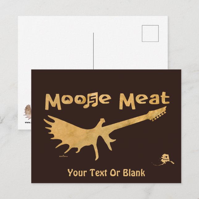 Cartão Postal Moose Meat Rock Banda (Frente/Verso)