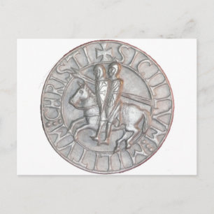 CARTÃO POSTAL MOPLAR KNIGHTS EMBLEM