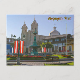 Cartão Postal Moquegua, Perú, Plaza de Armas