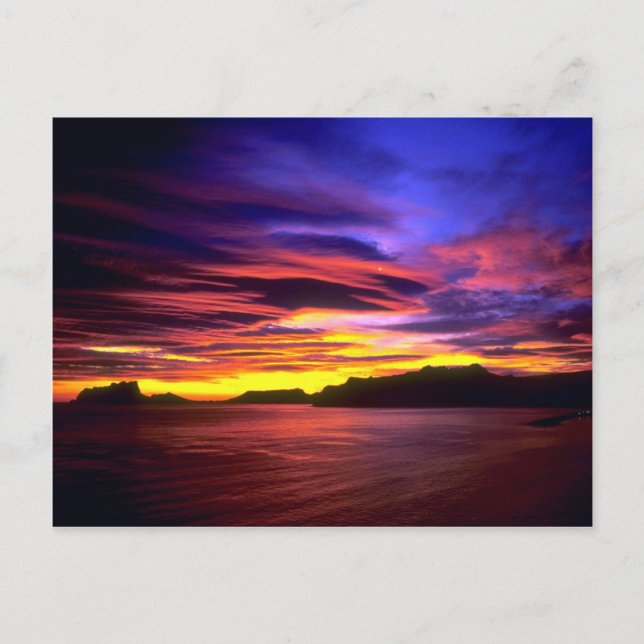 Cartão Postal Moraira Harbor, Costa Blanca, Espanha (Frente)