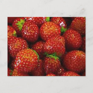 Cartão Postal Morangos