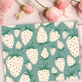 Cartão Postal Morangos Brancos Exóticos Amam Amizade Romance