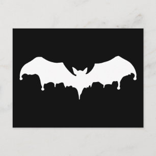 Cartão Postal Morcego Vampiro de Derretimento Gótico