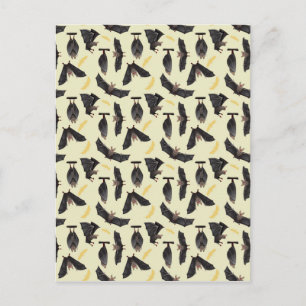 Cartão Postal morcegos amarelos