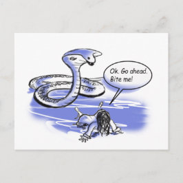 Cartão Postal Morda-me