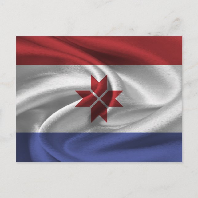 Cartão Postal Mordovia Flag (Frente)