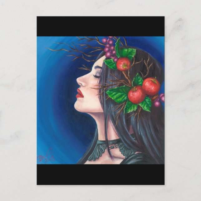 Cartão Postal Morgan Le Fay Postcard Sorceress Postcard Camelot (Frente)