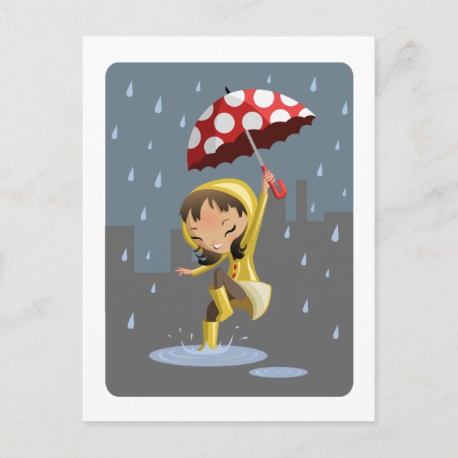 Cartão Postal Morgan na Chuva (Frente)