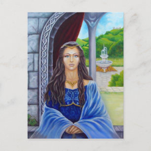 Cartão Postal Morgane, sacerdotisa de Avalon