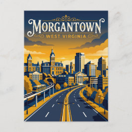 Cartão Postal Morgantown EUA