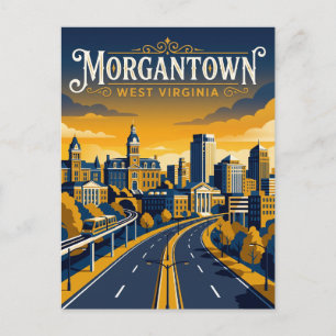 Cartão Postal Morgantown EUA