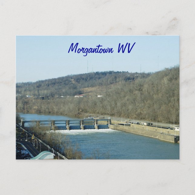 Cartão Postal Morgantown WV (Frente)