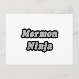 Cartão Postal Mormon Ninja