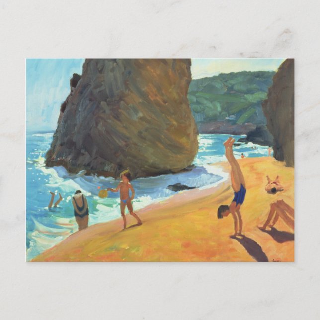 Cartão Postal Morning Platja dos Rosais Costa Brava 1997 (Frente)