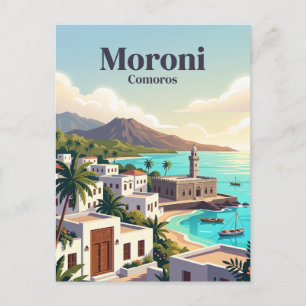 Cartão Postal Moroni Comores