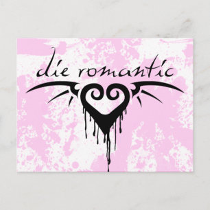 Cartão Postal morrer romântico
