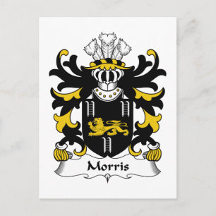 Cartão Postal Morris Family Crest