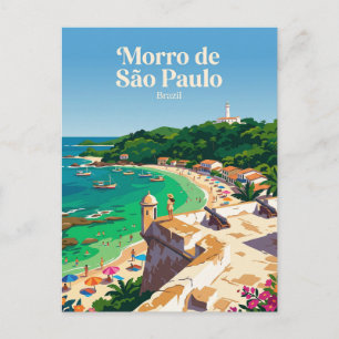 Cartão Postal Morro de São Paulo Brasil