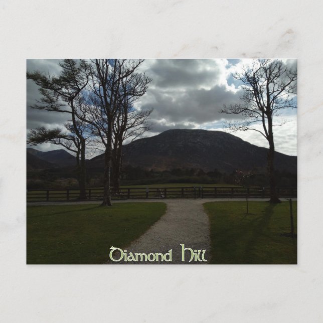 Cartão Postal Morro Diamond, Parque Nacional Connemara (Frente)